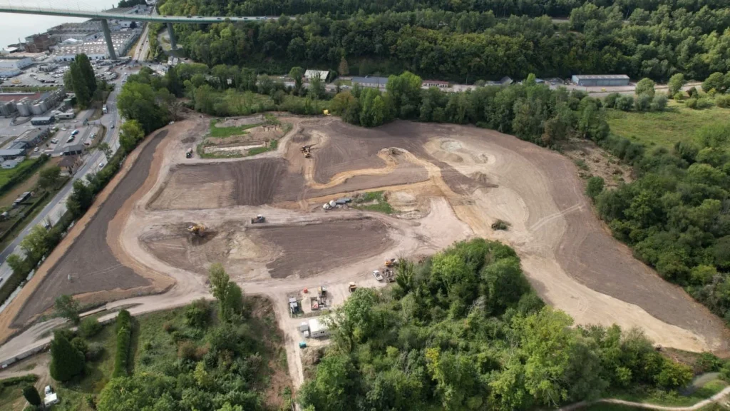 NGE Travaux de renaturation de la zone humide du Caudebecquet