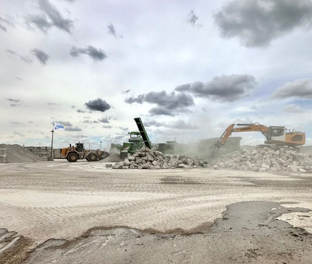 NGE lance Géoliant, son béton bas carbone issu de déchets de chantier