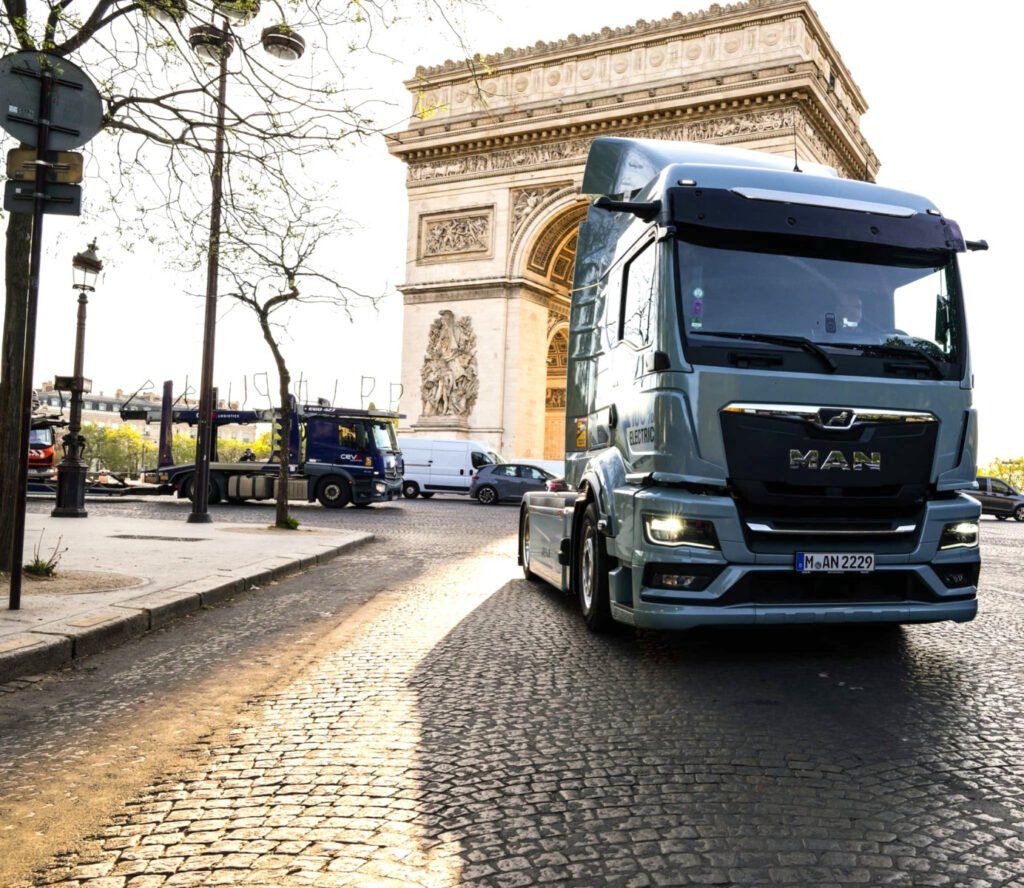 Paris-Berlin en MAN électrique