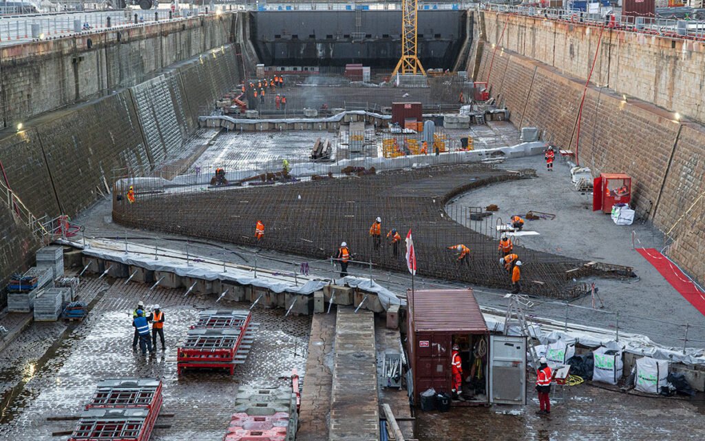 Construction des ouvrages de protection du Fort Boyard