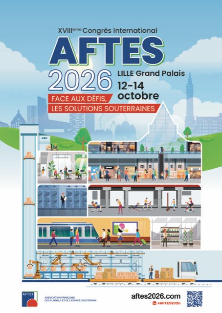 Congrès 2026 de l&rsquo;AFTES : les travaux souterrains se fraient jusqu&rsquo;à Lille