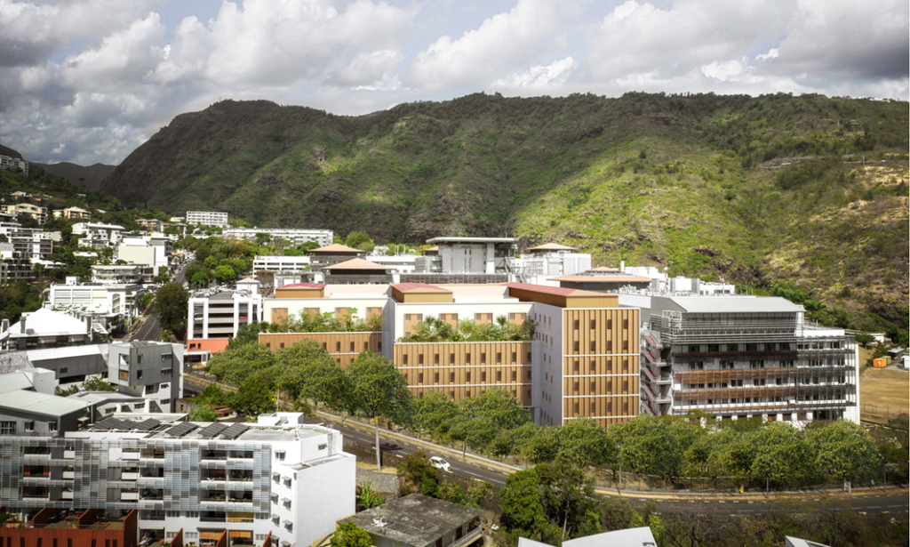 Colas engagé dans le futur Bâtiment Femme Parent Enfant du CHU de La Réunion