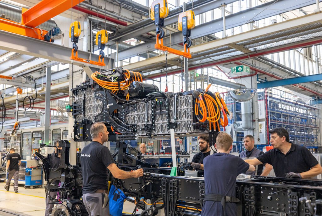 MAN produit ses camions électriques en série depuis un an
