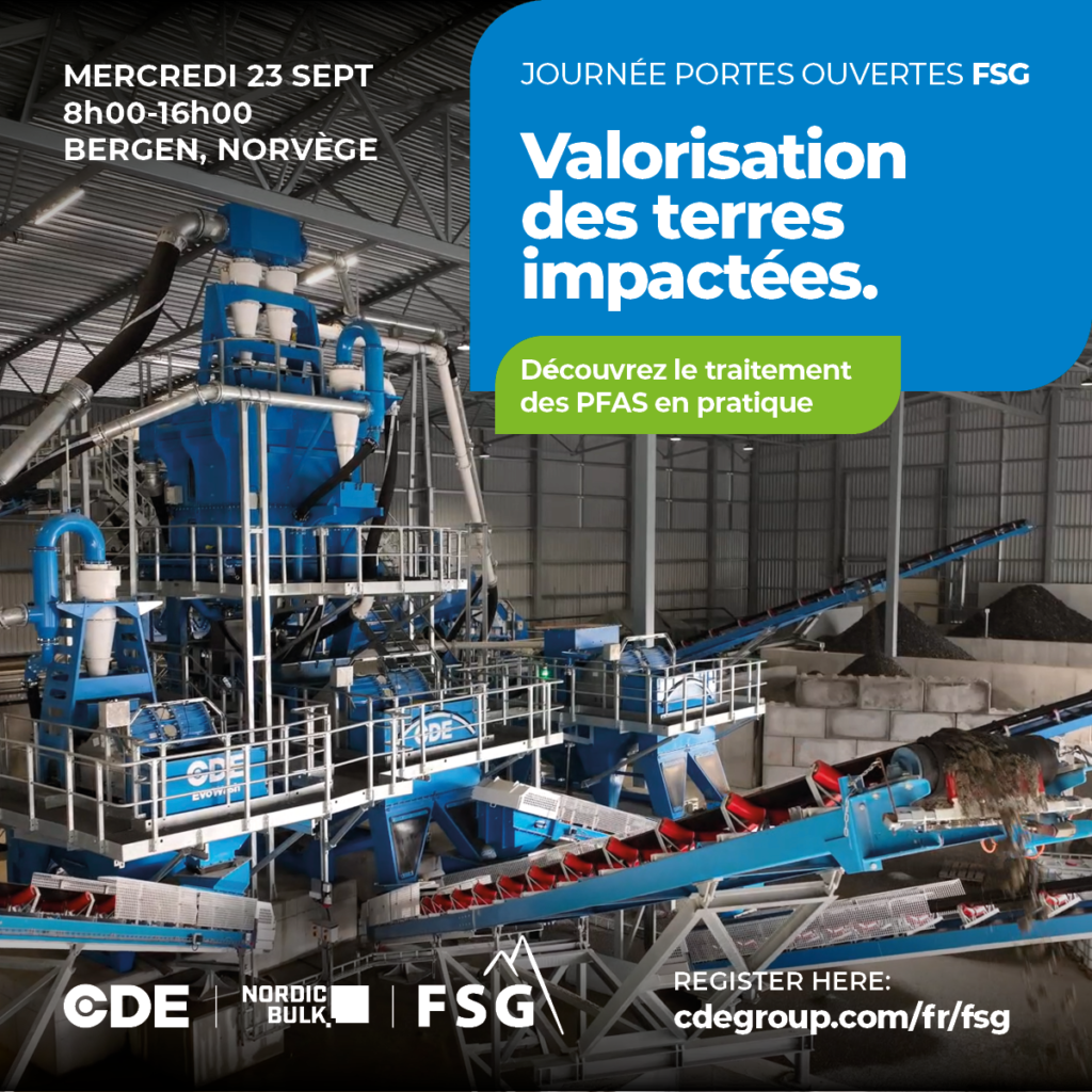 FSG valorise les déchets de chantier en Norvège