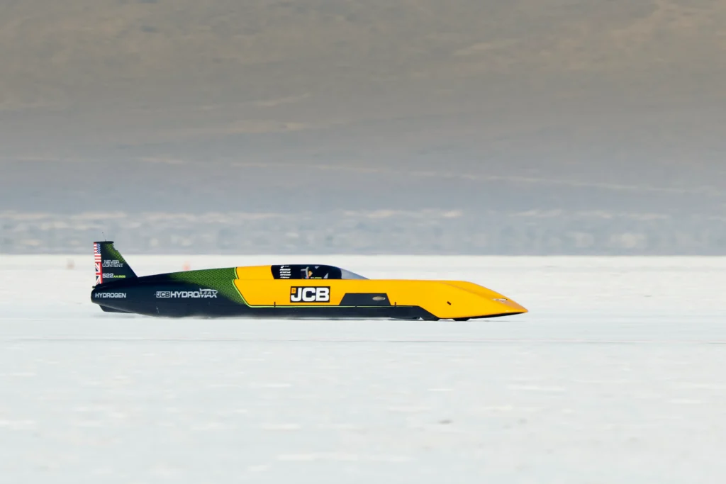 JCB Hydromax : l’hydrogène propulse JCB à 653,9 km/h