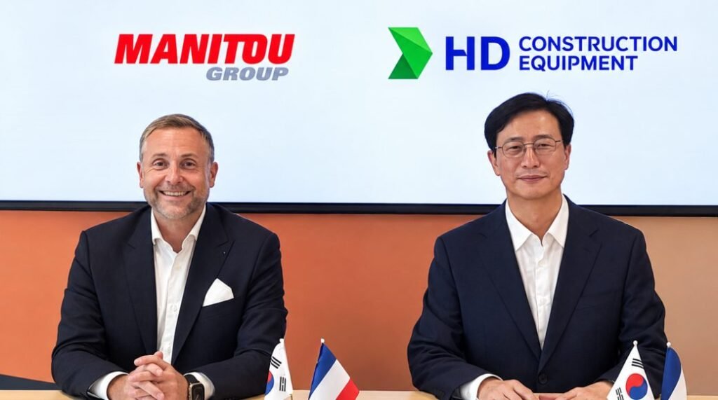 Manitou Group et HD Construction Equipment nouent un partenariat