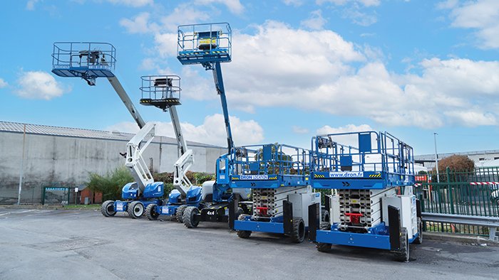 Gamme manutention. Crédit DRON Location
