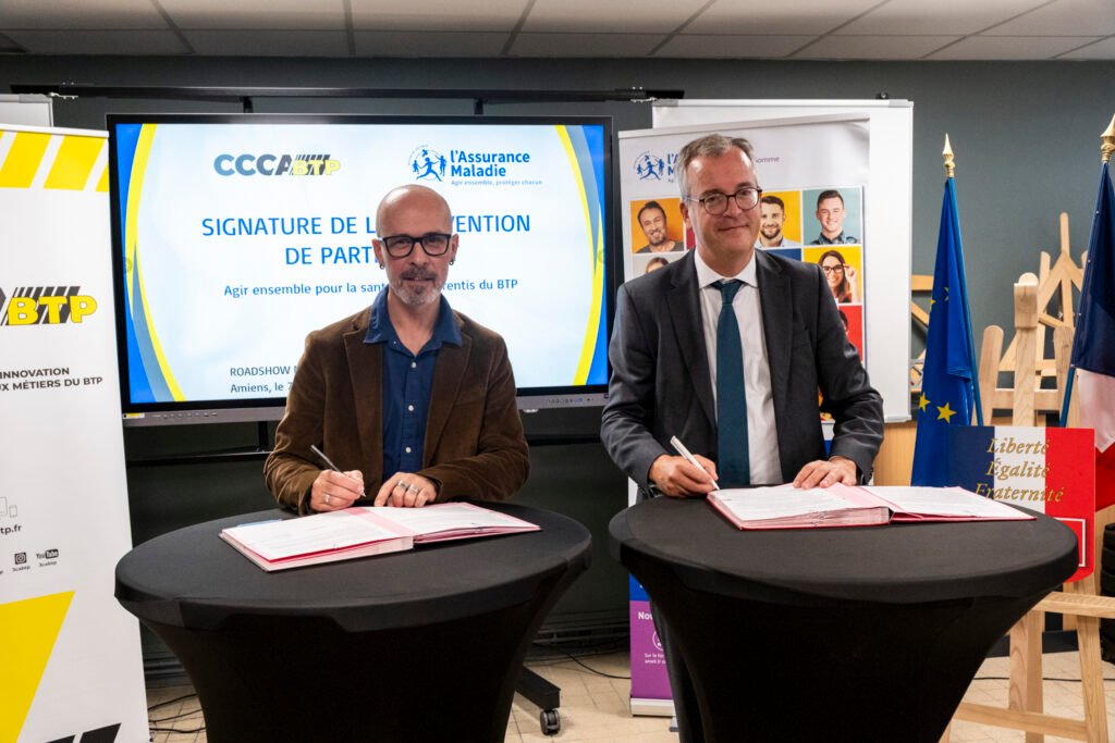 Le CCCA-BTP et la Cnam renforcent la santé des apprentis